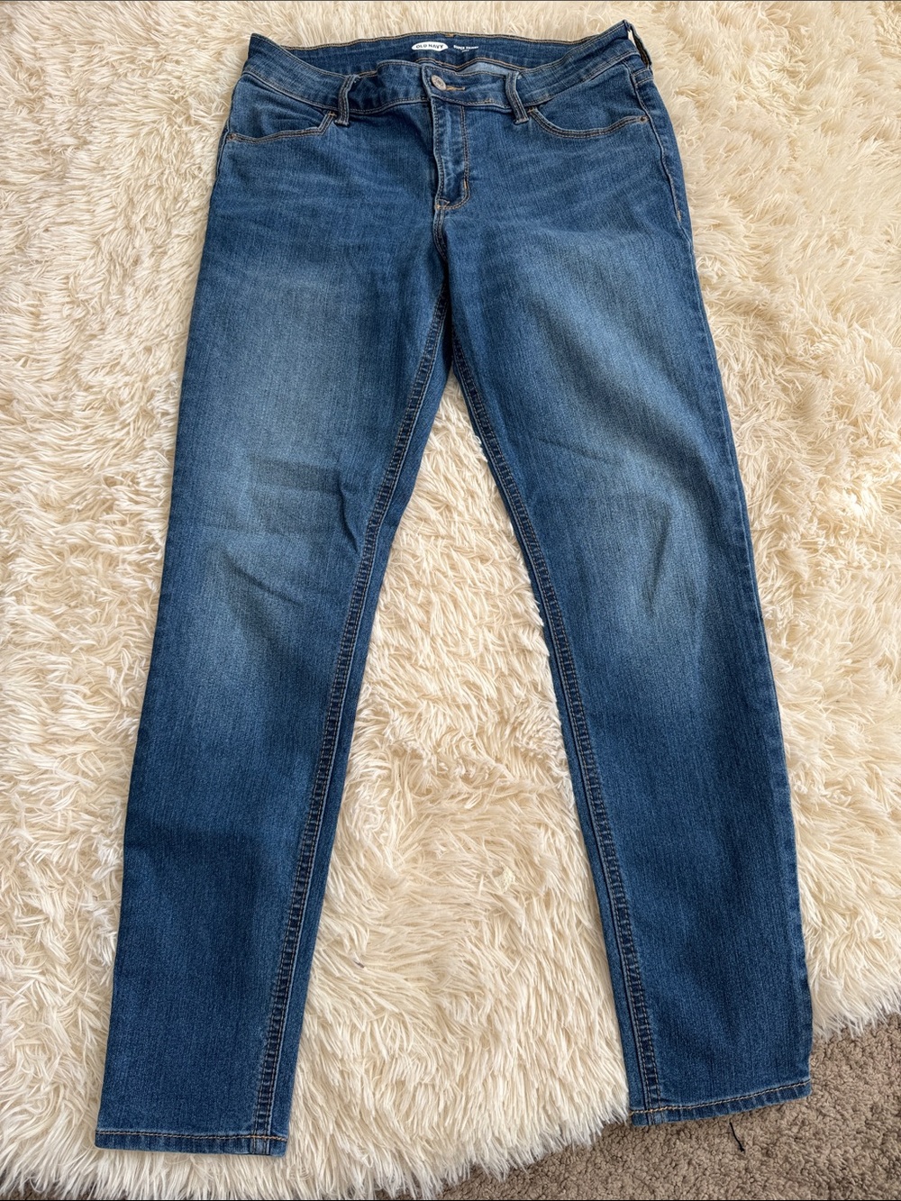 Old Navy Women's Blue Skinny Stretch Jeans